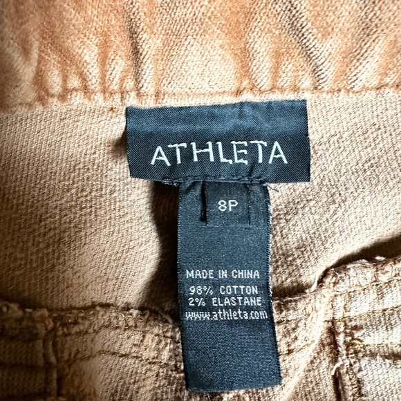 Athleta Corduroy Size 8P Brown Flare Pants - Picture 4 of 10